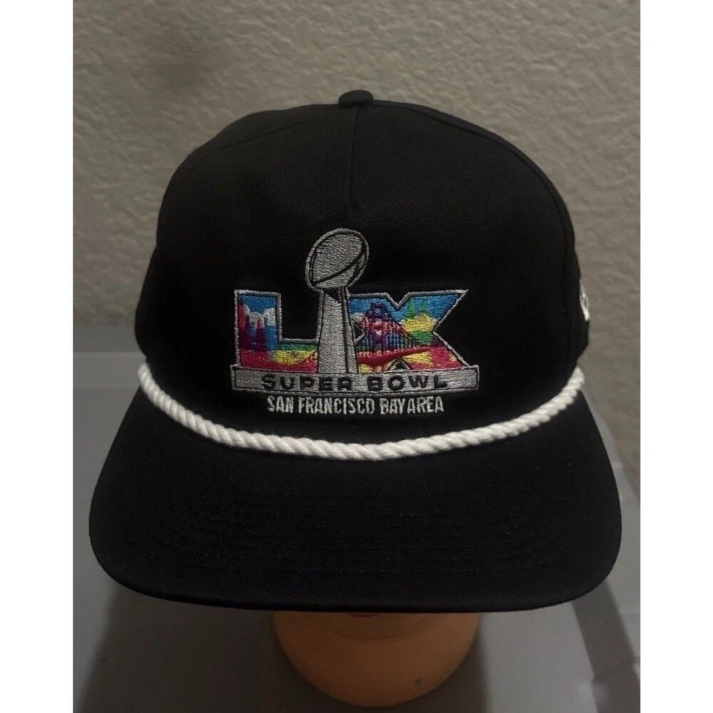 New Era Super Bowl LX (60) NFL Black Adjustable Rope Snapback